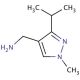 (3-isopropyl-1-methyl-1H-pyrazol-4-yl)methylamine - chemical structure image
