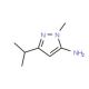 3-Isopropyl-1-methyl-1H-pyrazol-5-amine (CAS 3702-12-3) - chemical structure image