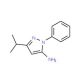3-Isopropyl-1-phenyl-1H-pyrazol-5-amine - chemical structure image