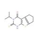 3-isopropyl-2-mercapto-3,5,6,7-tetrahydro-4H-cyclopenta[4,5]thieno[2,3-d]pyrimidin-4-one - chemical structure image