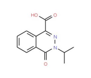 3-Isopropyl-4-oxo-3,4-dihydro-phthalazine-1-carboxylic acid - chemical structure image
