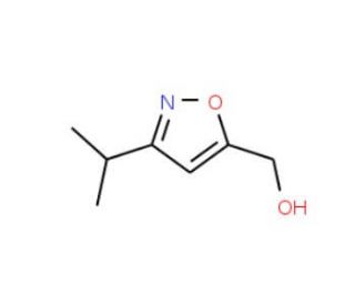 (3-Isopropyl-isoxazol-5-yl)-methanol (CAS 14633-17-1) - chemical structure image