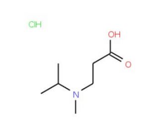 3-[Isopropyl(methyl)amino]propanoic acid hydrochloride - chemical structure image
