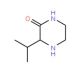 3-Isopropyl-piperazin-2-one (CAS 856845-64-2) - chemical structure image