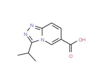 3-Isopropyl[1,2,4]triazolo[4,3-a]pyridine-6-carboxylic acid (CAS 1119450-90-6) - chemical structure image
