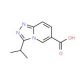 3-Isopropyl[1,2,4]triazolo[4,3-a]pyridine-6-carboxylic acid (CAS 1119450-90-6) - chemical structure image