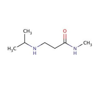 3-(Isopropylamino)-N-methylpropanamide - chemical structure image