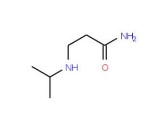 3-(Isopropylamino)propanamide (CAS 20101-89-7) - chemical structure image