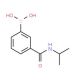 3-(Isopropylcarbamoyl)benzeneboronic acid (CAS 397843-69-5) - chemical structure image