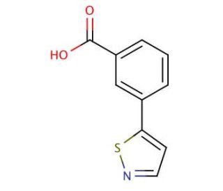 3-Isothiazol-5-yl-benzoic acid (CAS 904085-98-9) - chemical structure image