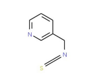 3-(isothiocyanatomethyl)pyridine (CAS 36810-90-9) - chemical structure image