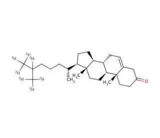 3-Keto Cholesterol-d7 - chemical structure image
