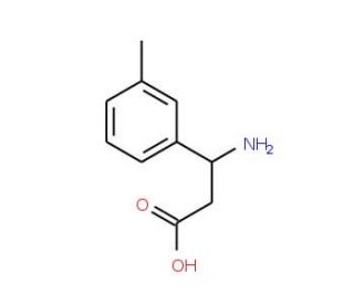 3-(m-tolyl)-DL-beta-alanine (CAS 68208-17-3) - chemical structure image