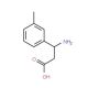 3-(m-tolyl)-DL-beta-alanine (CAS 68208-17-3) - chemical structure image