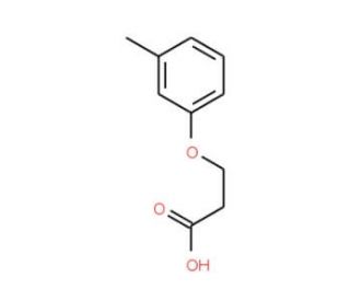 3-m-Tolyloxy-propionic acid (CAS 25173-36-8) - chemical structure image