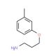 3-m-Tolyloxy-propylamine (CAS 26646-51-5) - chemical structure image