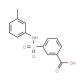 3-m-Tolylsulfamoyl-benzoic acid - chemical structure image