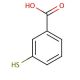 3-Mercaptobenzoic Acid (CAS 4869-59-4) - chemical structure image