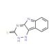 3-Mercaptoindolo[2,3-e]-1,2,4-triazine (CAS 28668-95-3) - chemical structure image