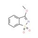 3-methoxy-1,2-benzisothiazole 1,1-dioxide (CAS 18712-14-6) - chemical structure image