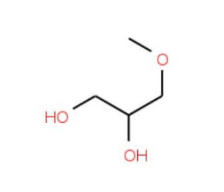 3-Methoxy-1,2-propanediol (CAS 623-39-2) - chemical structure image