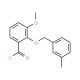 3-methoxy-2-[(3-methylbenzyl)oxy]benzoyl chloride - chemical structure image