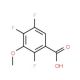 3-Methoxy-2,4,5-trifluorobenzoic acid (CAS 11281-65-5) - chemical structure image