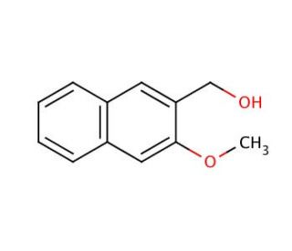 3-Methoxy-2-naphthalenemethanol (CAS 39110-92-4) - chemical structure image