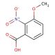 3-Methoxy-2-nitrobenzoic acid (CAS 4920-80-3) - chemical structure image
