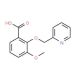 3-Methoxy-2-(pyridin-2-ylmethoxy)-benzoic acid - chemical structure image