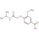 3-methoxy-4-[(propan-2-ylcarbamoyl)methoxy]benzoic acid - chemical structure image