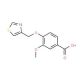 3-methoxy-4-(1,3-thiazol-4-ylmethoxy)benzoic acid - chemical structure image