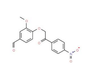 3-Methoxy-4-[2-(4-nitro-phenyl)-2-oxo-ethoxy]-benzaldehyde - chemical structure image