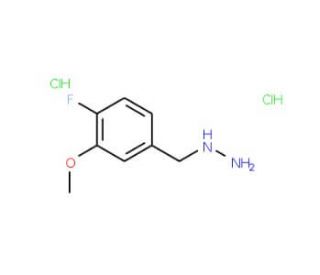 (3-Methoxy-4-fluorobenzyl)hydrazinedihydrochloride - chemical structure image
