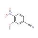 3-Methoxy-4-nitrobenzenecarbonitrile (CAS 177476-75-4) - chemical structure image