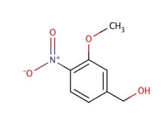 3-Methoxy-4-nitrobenzyl alcohol (CAS 80866-88-2) - chemical structure image