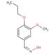 3-Methoxy-4-propoxy-benzaldehyde oxime - chemical structure image