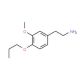 3-Methoxy-4-propoxyphenethylamine (CAS 86456-98-6) - chemical structure image