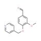 3-methoxy-4-(pyridin-4-ylmethoxy)benzaldehyde - chemical structure image