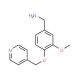[3-methoxy-4-(pyridin-4-ylmethoxy)phenyl]methanamine - chemical structure image