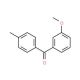 3-Methoxy-4′-methylbenzophenone (CAS 82520-37-4) - chemical structure image