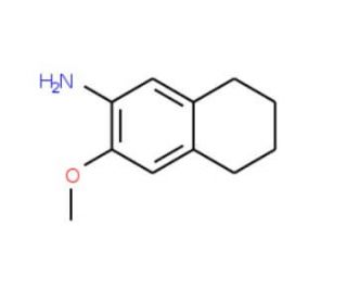 3-Methoxy-5,6,7,8-tetrahydro-naphthalen-2-ylamine - chemical structure image