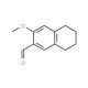 3-Methoxy-5,6,7,8-tetrahydro-naphthalene-2-carbaldehyde - chemical structure image