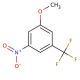3-Methoxy-5-nitrobenzotrifluoride (CAS 328-79-0) - chemical structure image