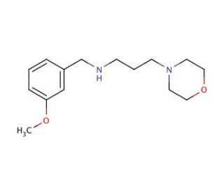 (3-Methoxy-benzyl)-(3-morpholin-4-yl-propyl)-amine - chemical structure image