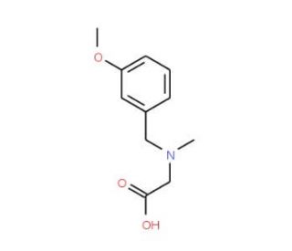 [(3-Methoxy-benzyl)-methyl-amino]-acetic acid - chemical structure image