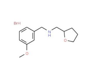 (3-Methoxy-benzyl)-(tetrahydro-furan-2-ylmethyl)-amine hydrobromide - chemical structure image