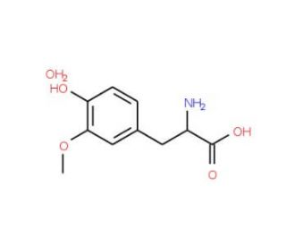 3-Methoxy-L-tyrosine Dihydrate (CAS 300-48-1) - chemical structure image