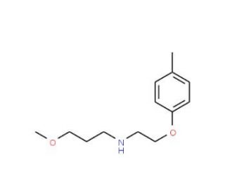 3-Methoxy-N-[2-(4-methylphenoxy)ethyl]-1-propanamine - chemical structure image