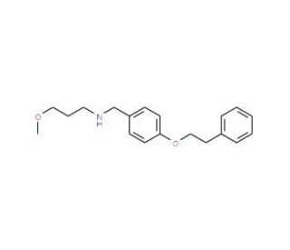 3-Methoxy-N-[4-(phenethyloxy)benzyl]-1-propanamine - chemical structure image